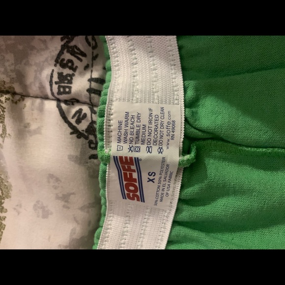 Green XS Soffee shorts - Picture 1 of 2